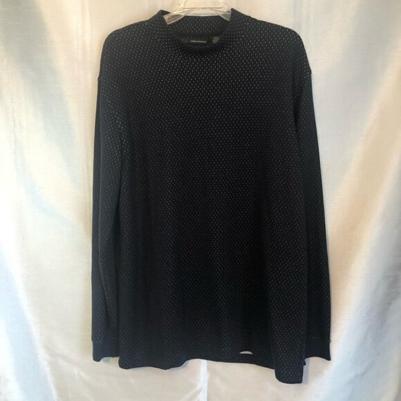 NWOT Men’s  Greg Norman Golf Warm Up Pullover Lg Black Mesh - Picture 9 of 9